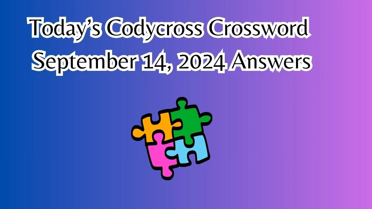 Today’s Codycross Crossword September 14, 2024 Answers