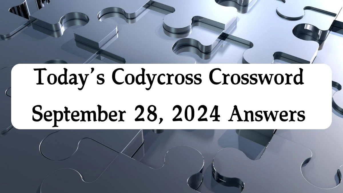 Today’s Codycross Crossword September 28, 2024 Answers