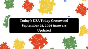 Today’s USA Today Crossword September 25, 2024 Answers Updated