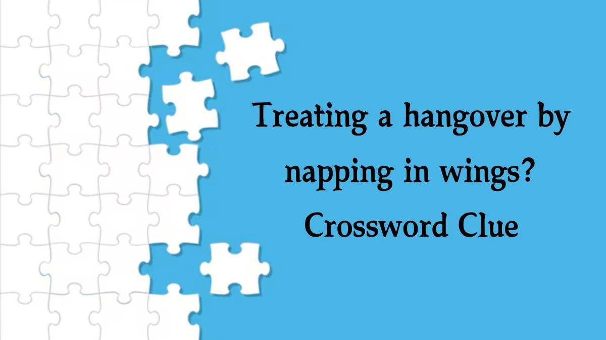 Treating a hangover by napping in wings? (8,3) Crossword Clue Puzzle Answer from September 02, 2024