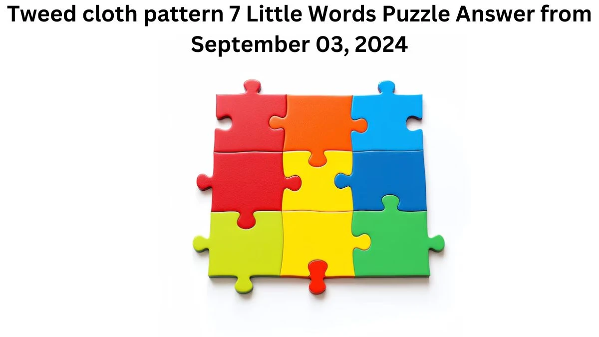 Tweed cloth pattern 7 Little Words Puzzle Answer from September 03, 2024