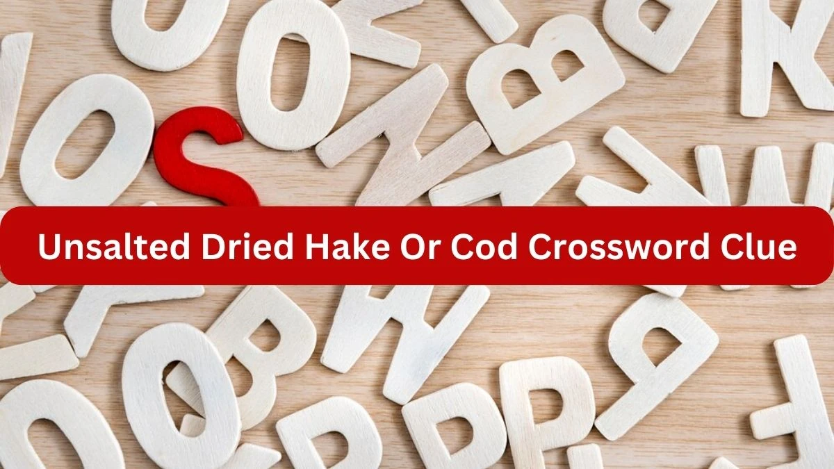 Unsalted Dried Hake Or Cod 7 Little Words Puzzle Answer from September 20, 2024