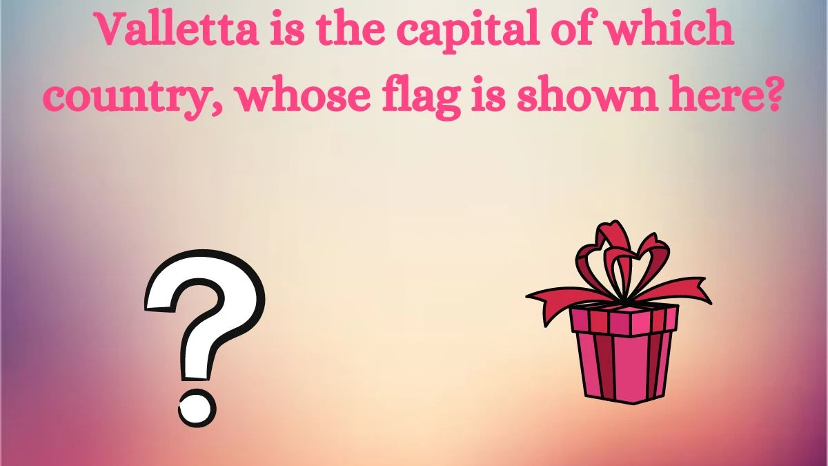 Valletta is the capital of which country, whose flag is shown here? Amazon Quiz Answer Today September 10, 2024