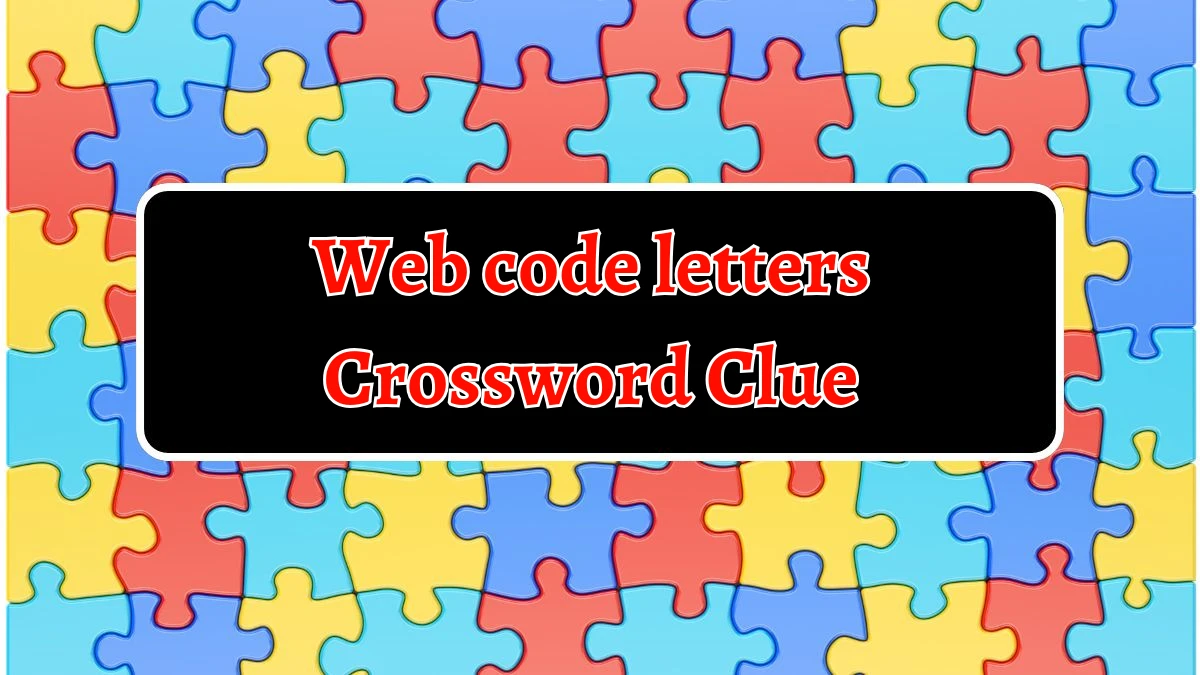 Web code letters NYT Crossword Clue Puzzle Answer from September 18, 2024