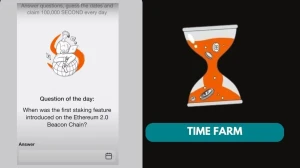 When was the first staking feature introduced on the Ethereum 2.0 Beacon Chain? Time Farm Answer Today 30 September 2024