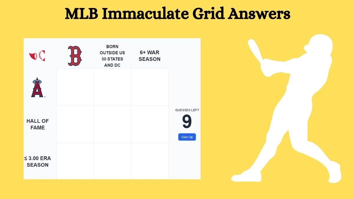 Which MLB Los Angeles Angels players were born outside of the U.S. (50 states and DC)? MLB Immaculate Grid Answers for September 14 2024