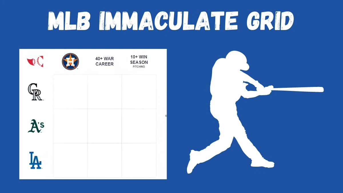 Which MLB player who has played for both the Oakland Athletics and the Houston Astros? MLB Immaculate Grid Answers for September 09 2024