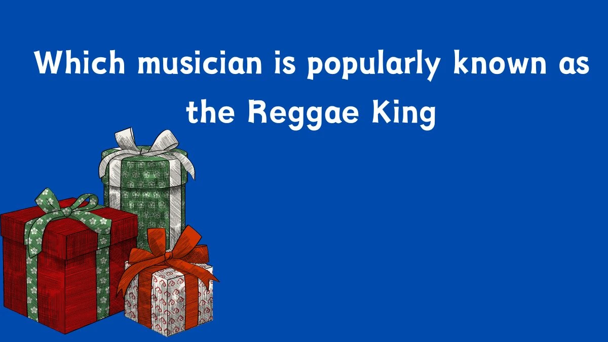 Which musician is popularly known as the Reggae King? Amazon Quiz Answer Today September 20, 2024