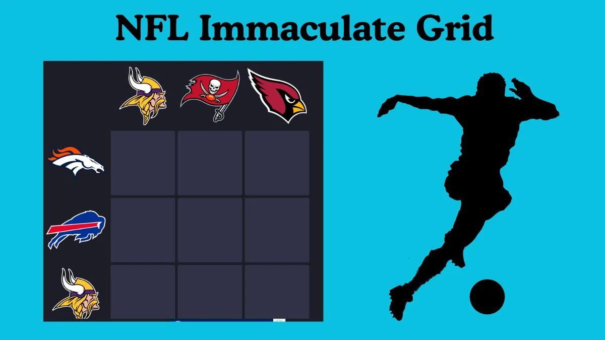 Which NFL player who has played for both the Buffalo Bills and the Minnesota Vikings? NFL Immaculate Grid Answers for September 14, 2024