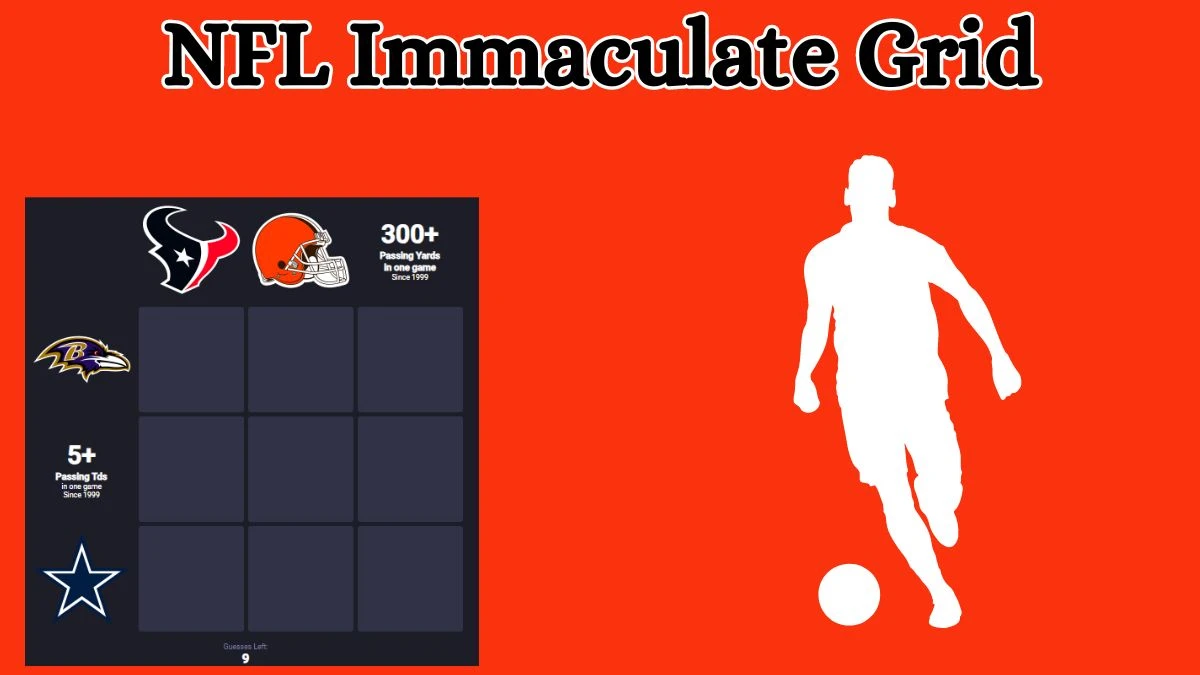 Which NFL player who has played for the 5+ Passing Tds in one game Since 1999 and 300+ Passing Yards in one game Since 1999? NFL Immaculate Grid Answers for September 03, 2024