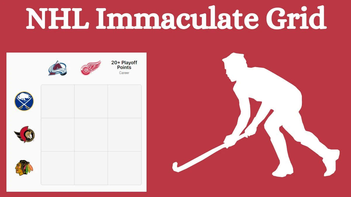 Which NHL player who has played for the Chicago Blackhawks and 20+ Playoff Points Career? NHL Immaculate Grid Answers for September 11, 2024