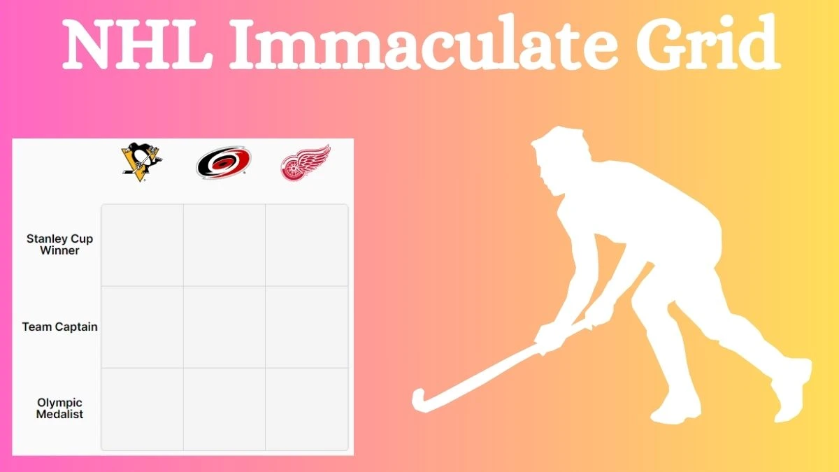 Which NHL player who has played for the Stanley Cup Winner and Detroit Red Wings? NHL Immaculate Grid Answers for September 09, 2024