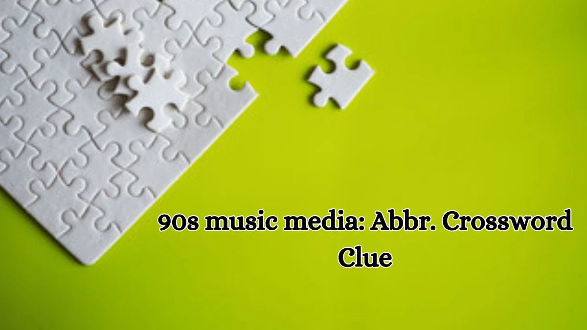 90s music media: Abbr. Daily Commuter Crossword Clue Puzzle Answer from October 19, 2024