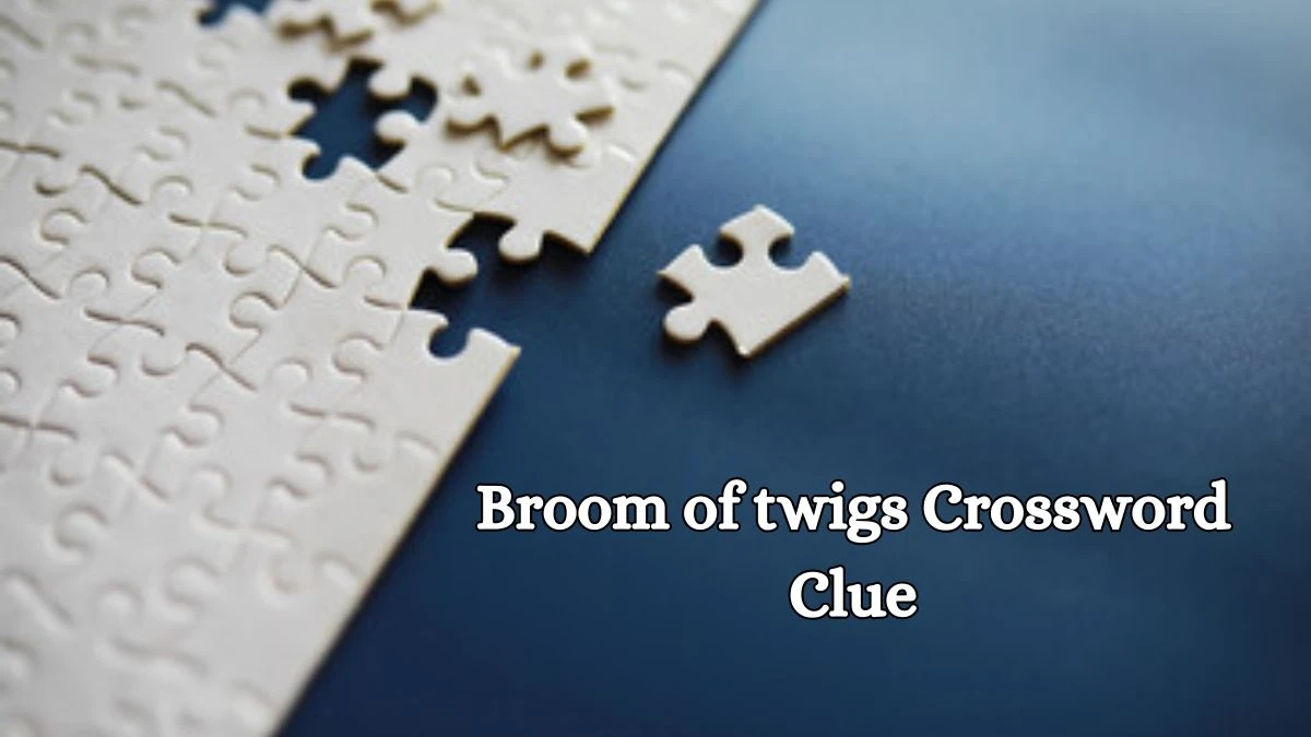 Broom of twigs 5 Letters Crossword Clue Puzzle Answer from October 16, 2024