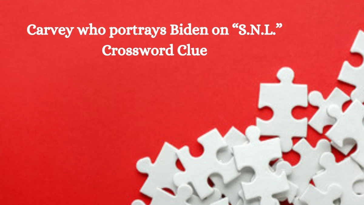 Carvey who portrays Biden on “S.N.L.” NYT Crossword Clue Puzzle Answer on October 21, 2024