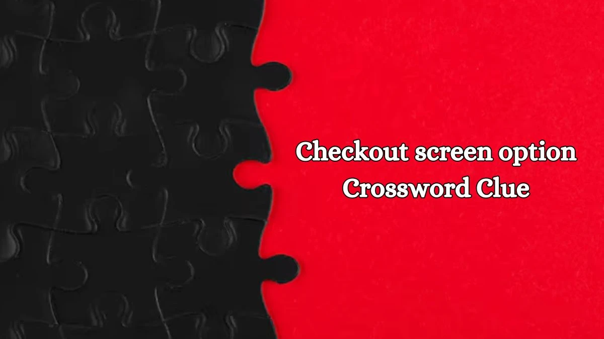 Checkout screen option NYT Crossword Clue Puzzle Answer on October 18, 2024