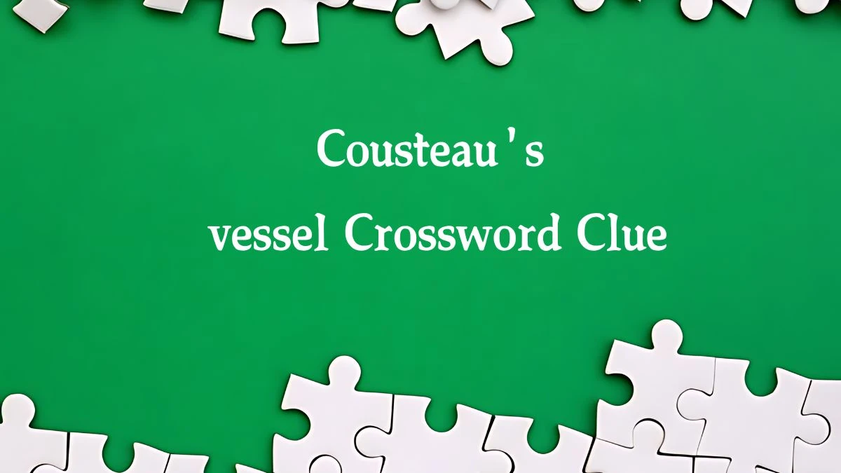 Cousteau's vessel 7 Little Words Puzzle Answer from October 08, 2024