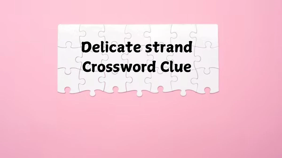 Irish Daily Mail Quick Delicate strand Crossword Clue Puzzle Answer from October 20, 2024