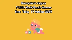 Dressmaker's diagram 7 Little Words Puzzle Answer from October 17, 2024