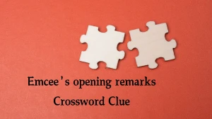 Emcee's opening remarks Daily Commuter Crossword Clue Puzzle Answer from October 22, 2024