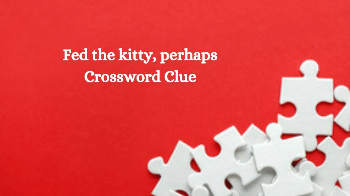 Fed the kitty, perhaps NYT Crossword Clue Puzzle Answer on October 17, 2024