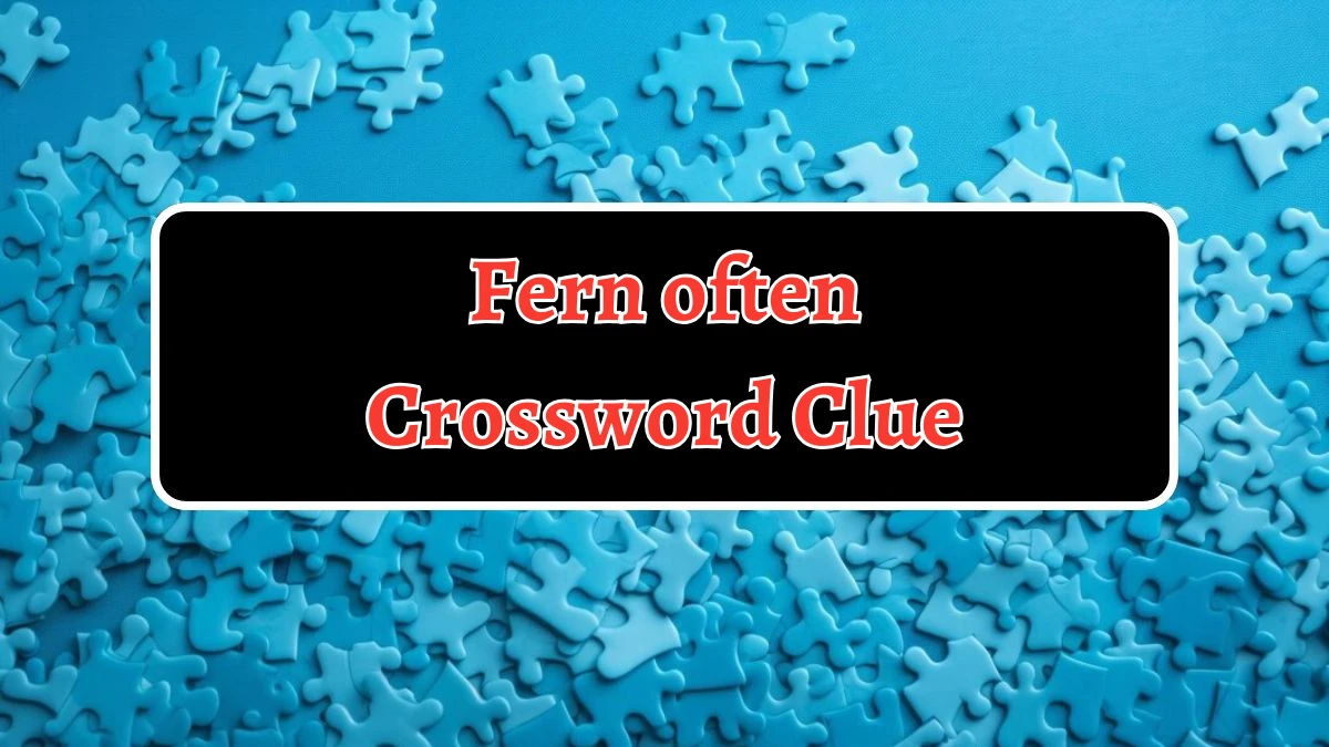 Fern often 7 Little Words Puzzle Answer from October 05, 2024