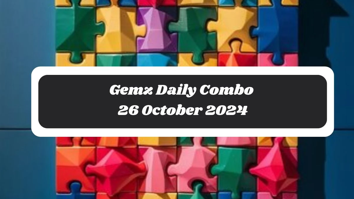 Gemz Daily Combo 26 October 2024 - Cards for Coins!