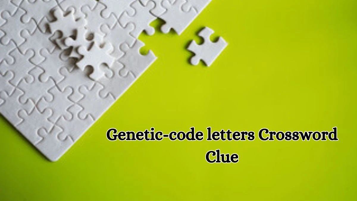 Genetic-code letters Daily Themed Crossword Clue Puzzle Answer from October 19, 2024