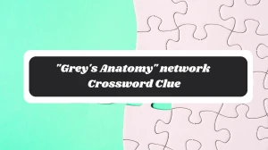 Grey's Anatomy network Daily Commuter Crossword Clue Puzzle Answer from October 30, 2024