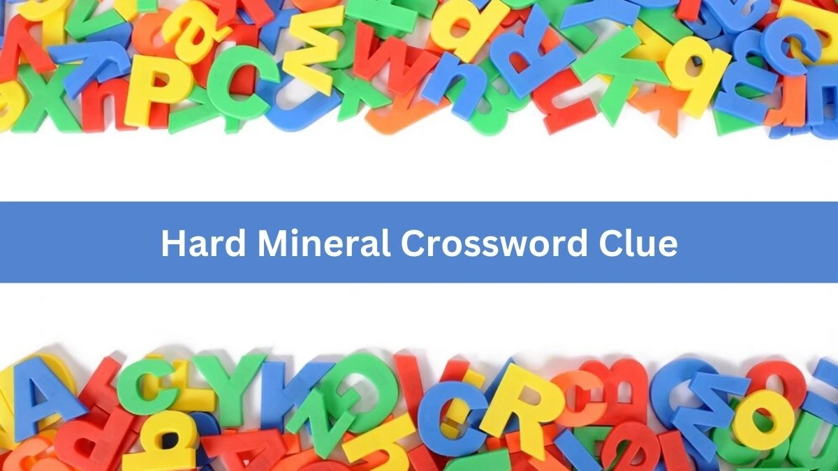 Hard Mineral Irish Daily Mail Quick Crossword Clue Puzzle Answer from October 04, 2024