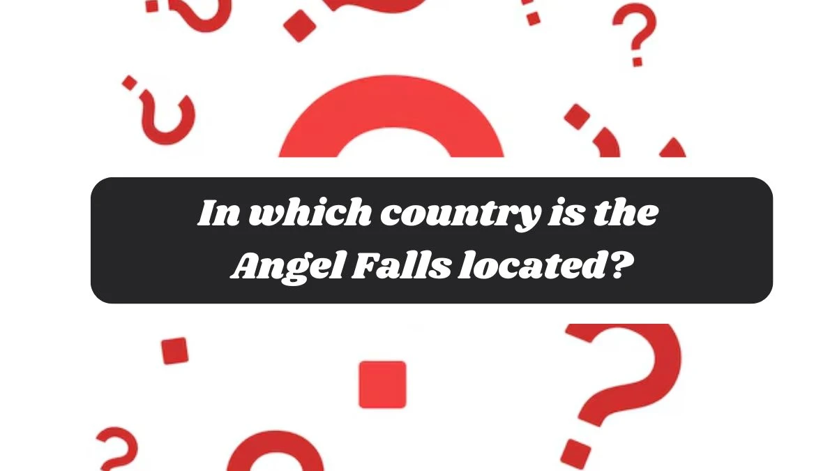 In which country is the Angel Falls located? Amazon Quiz Answer Today October 28, 2024