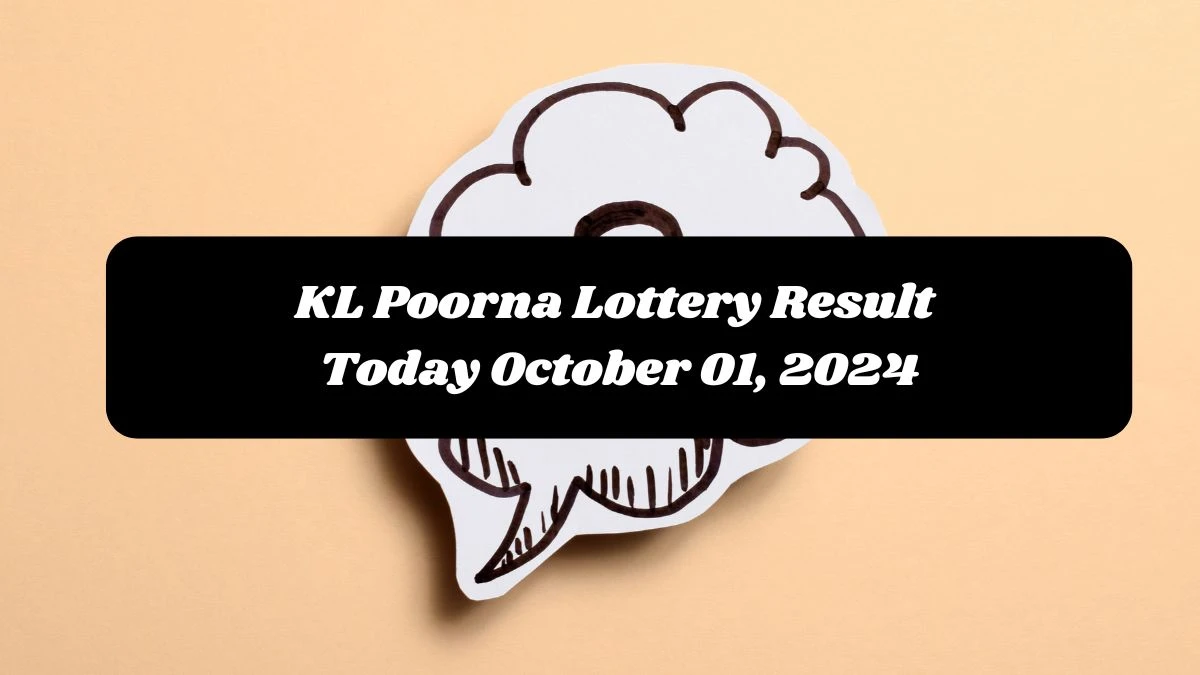 KL Poorna Lottery Result Today October 01, 2024