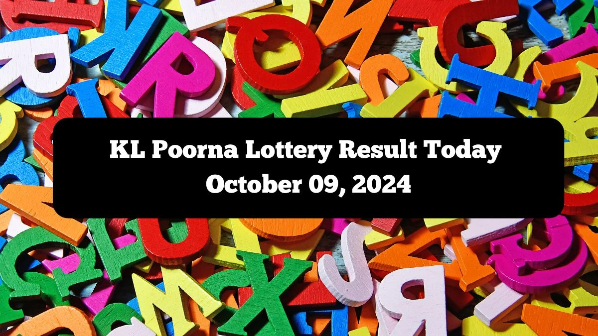 KL Poorna Lottery Result Today October 09, 2024