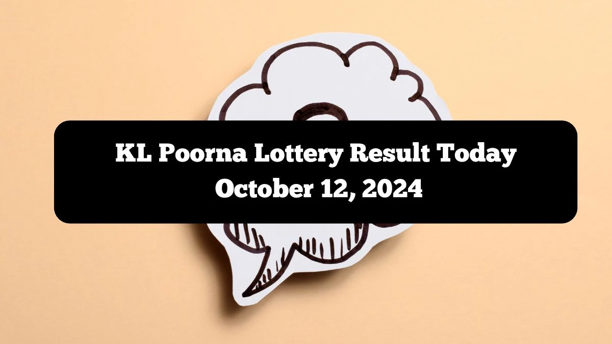 KL Poorna Lottery Result Today October 12, 2024