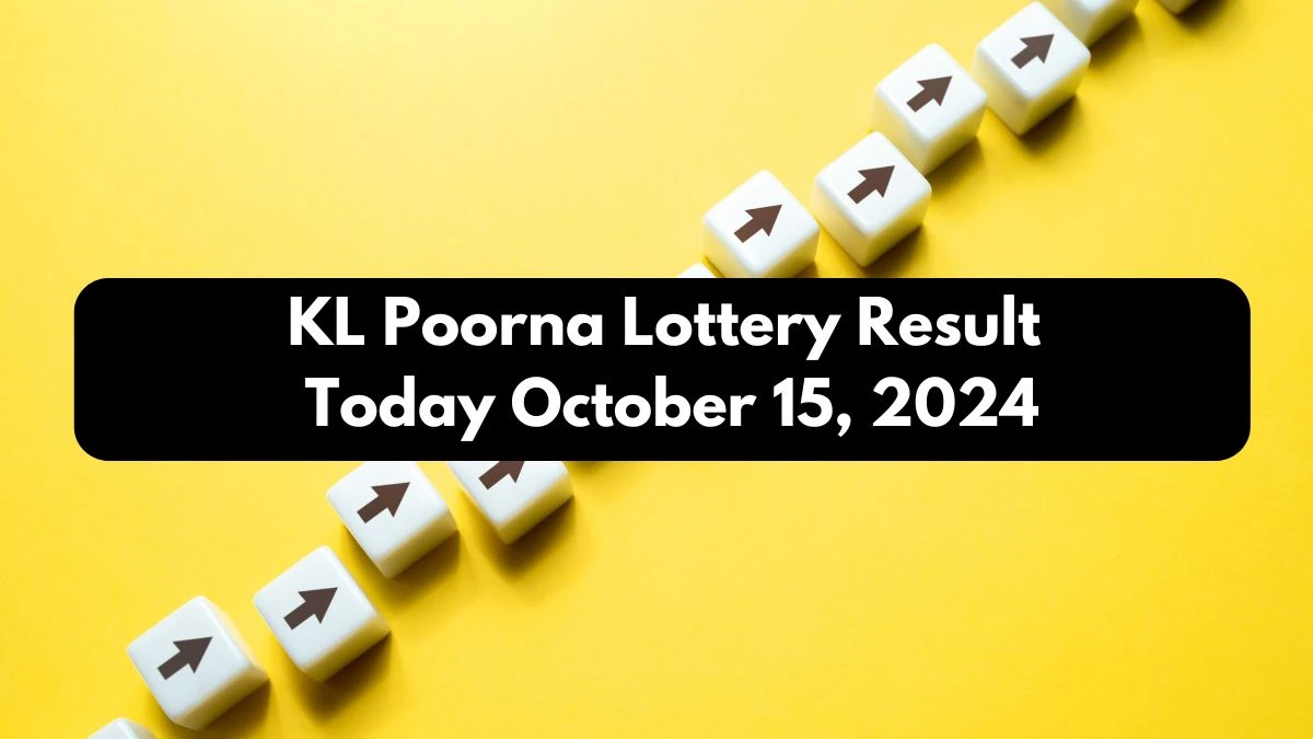 KL Poorna Lottery Result Today October 15, 2024