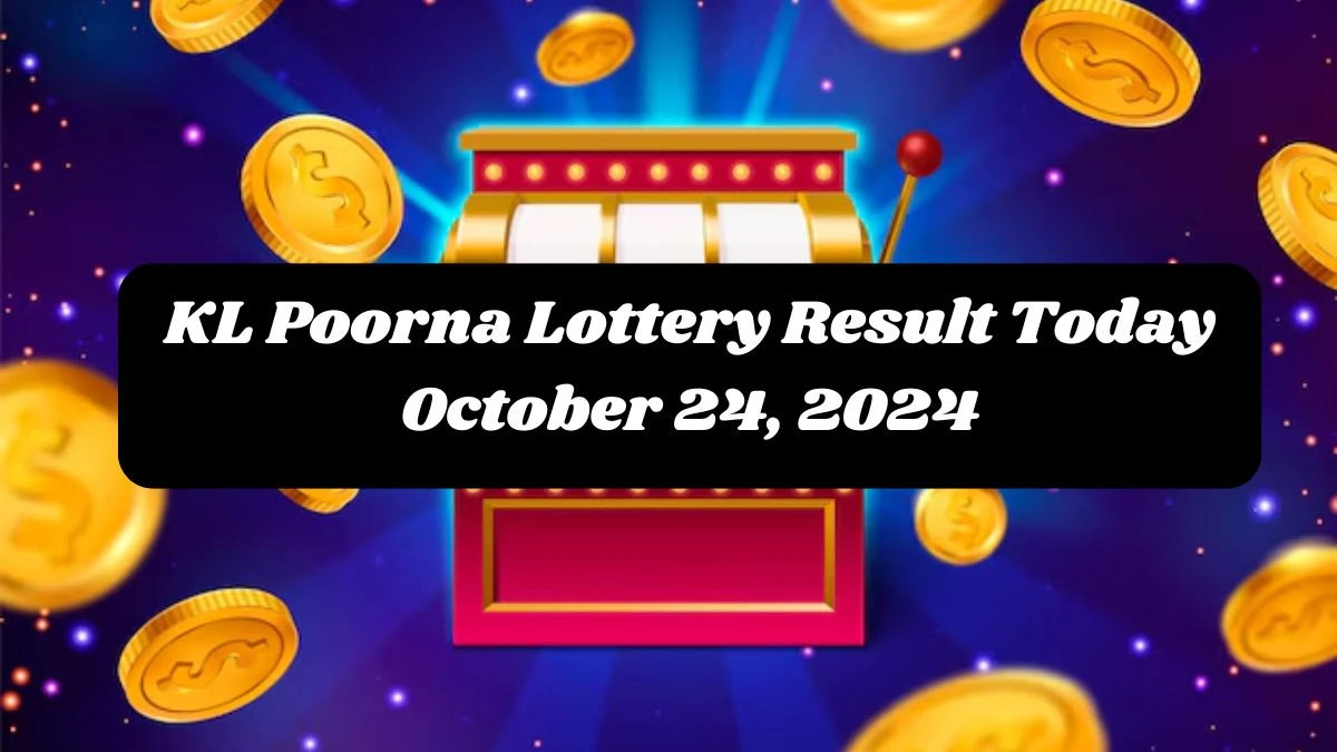 KL Poorna Lottery Result Today October 24, 2024