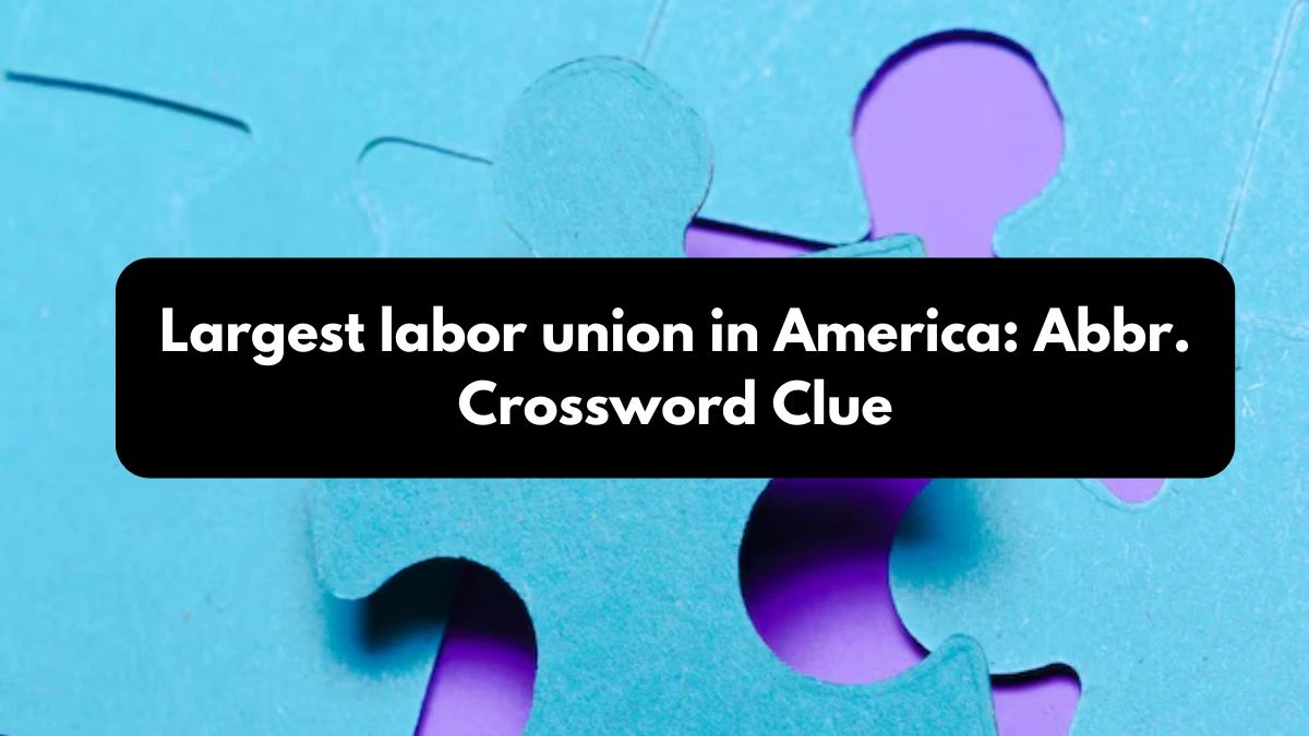 Largest labor union in America: Abbr. Daily Themed Crossword Clue Puzzle Answer from October 25, 2024