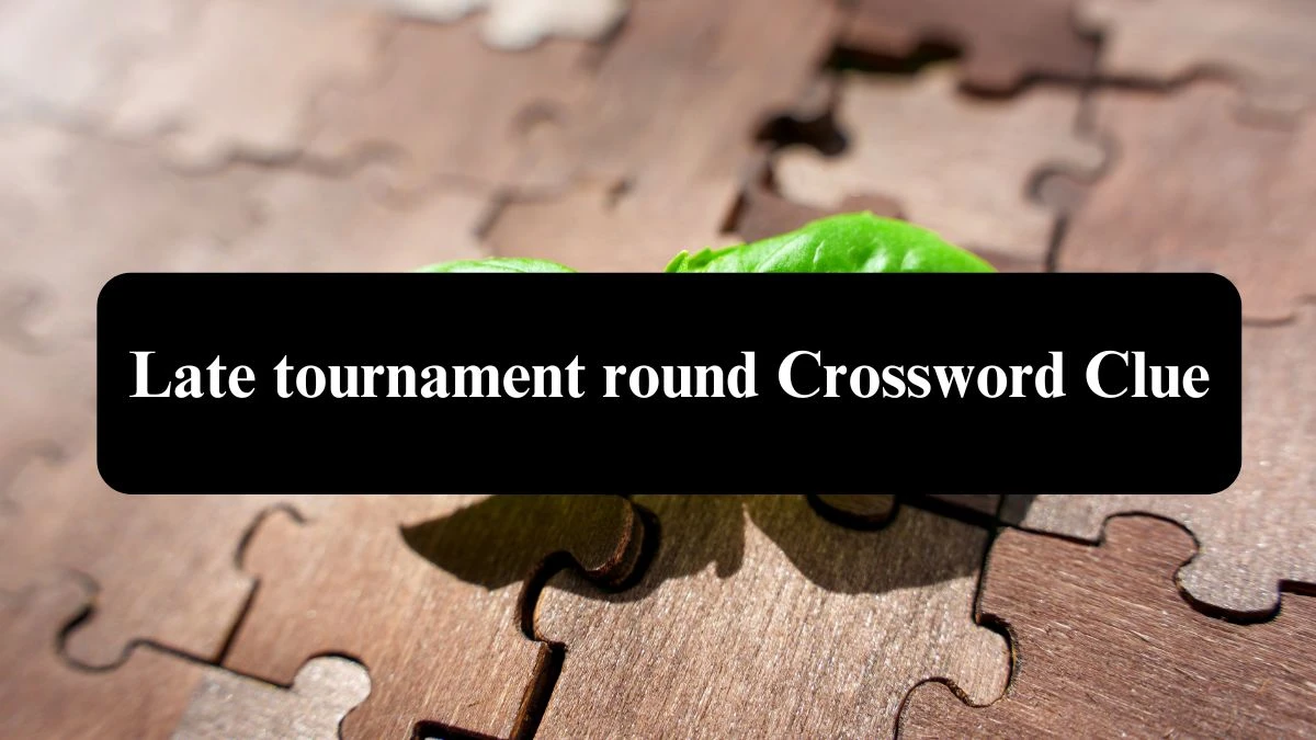 Late tournament round Daily Commuter Crossword Clue Puzzle Answer from October 23, 2024