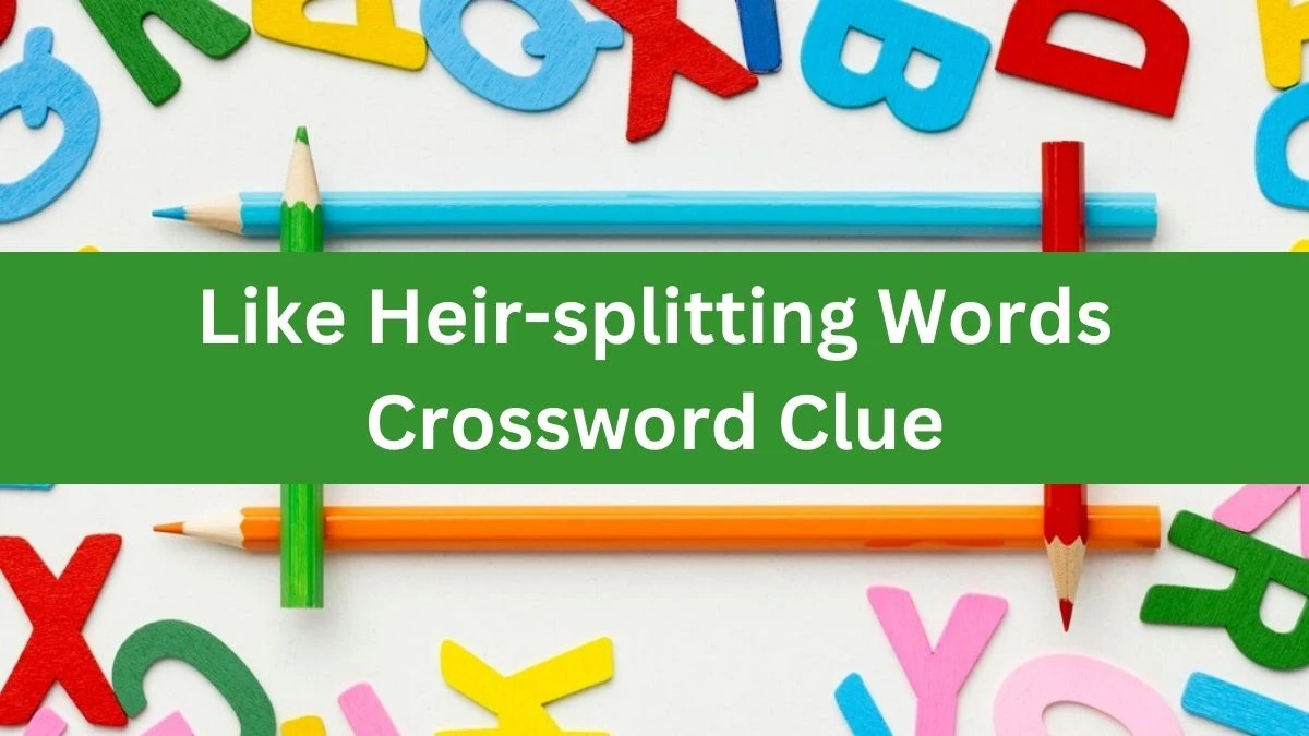 Like Heir-splitting Words 7 Little Words Puzzle Answer from October 19, 2024