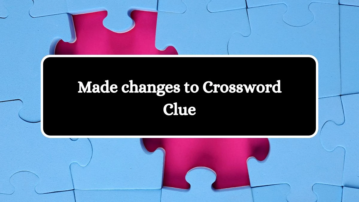 Made changes to 7 Little Words Puzzle Answer from October 03, 2024