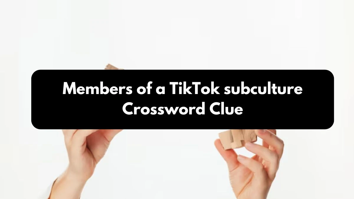 LA Times Members of a TikTok subculture Crossword Clue Puzzle Answer from October 25, 2024