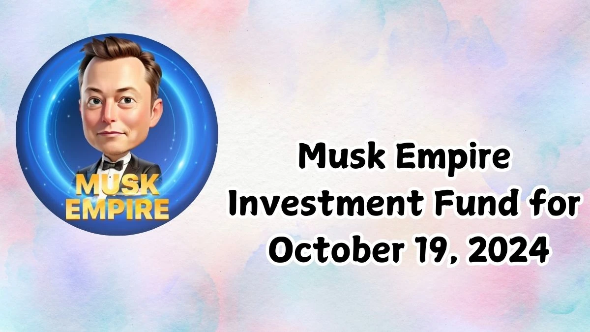 Musk Empire Investment Fund for October 19, 2024