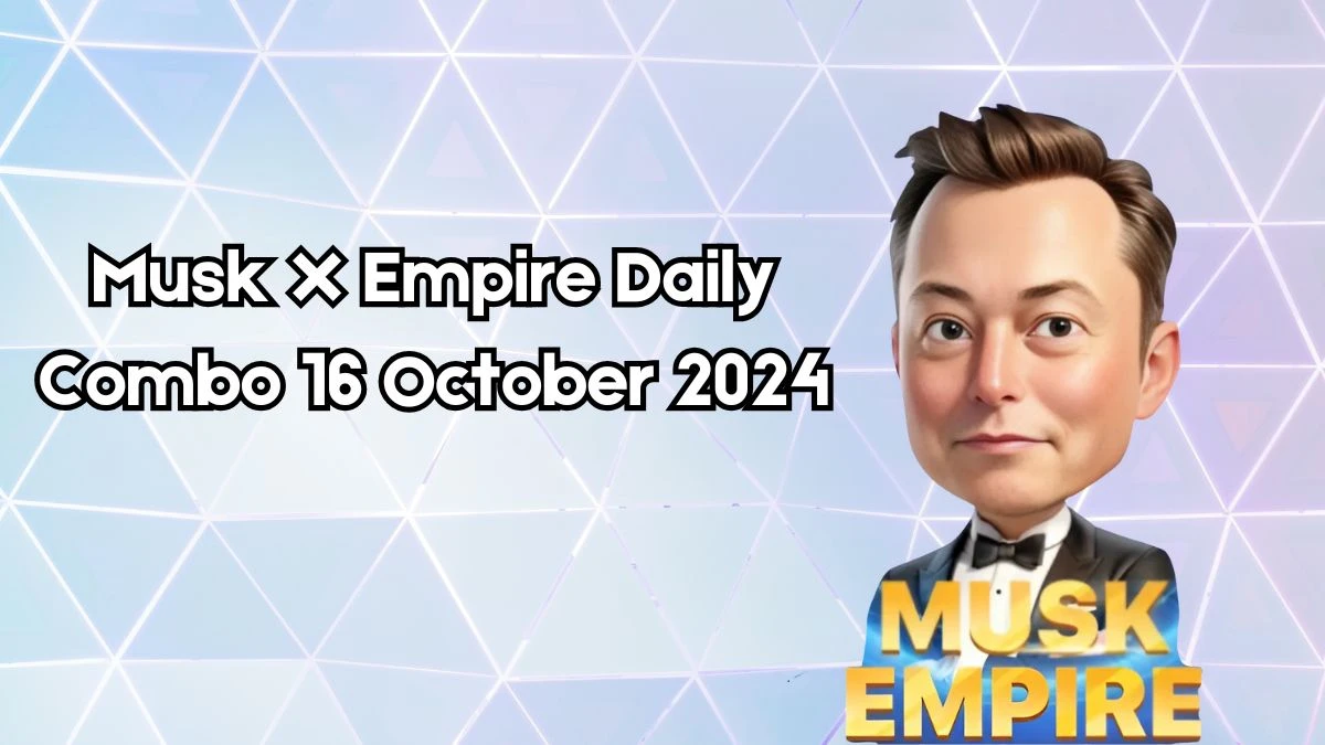 Musk X Empire Daily Combo 16 October 2024 | Stock Exchange X Empire Combo