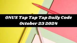 ONUS Tap Tap Tap Daily Code October 23 2024