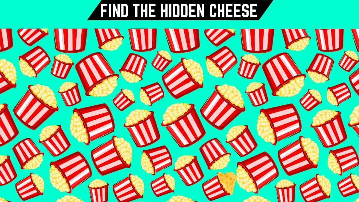 Optical Illusion Vision Test: Only People with 4K Vision Can Spot the Hidden Cheese in 8 Secs