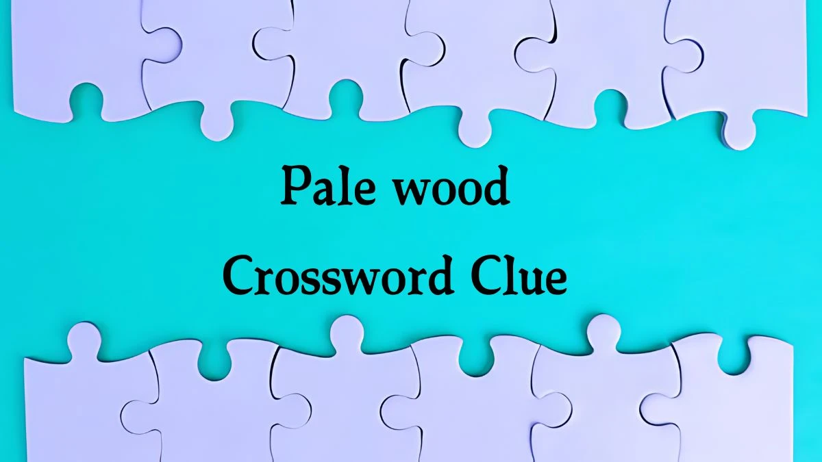 Pale wood NYT Crossword Clue Puzzle Answer from October 09, 2024