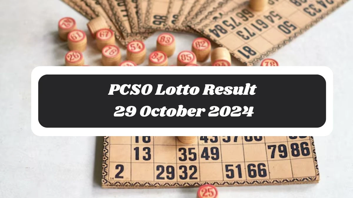 PCSO Lotto Result 29 October 2024