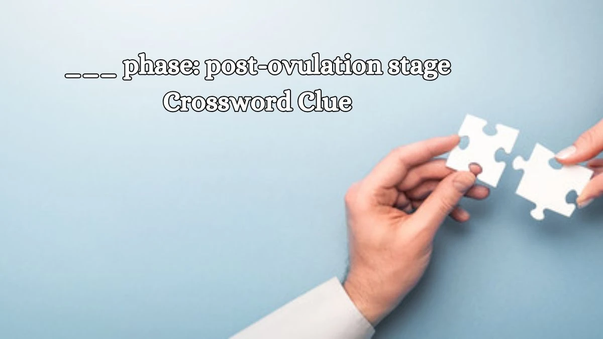 LA Times ___ phase: post-ovulation stage Crossword Puzzle Answer from October 19, 2024