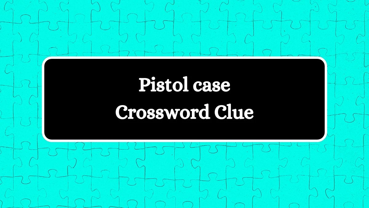 Pistol case Irish Daily Mail Quick Crossword Clue Puzzle Answer from October 07, 2024