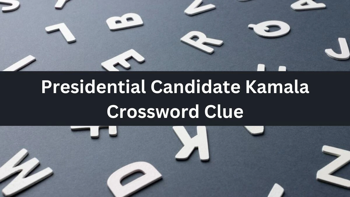 LA Times Presidential Candidate Kamala Crossword Clue Puzzle Answer from October 20, 2024